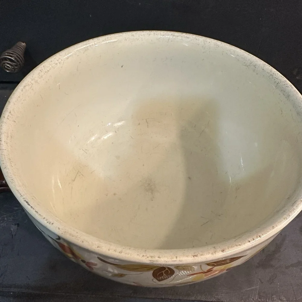 Vintage Halls Superior Jewel Tea Autumn Leaf Large 9